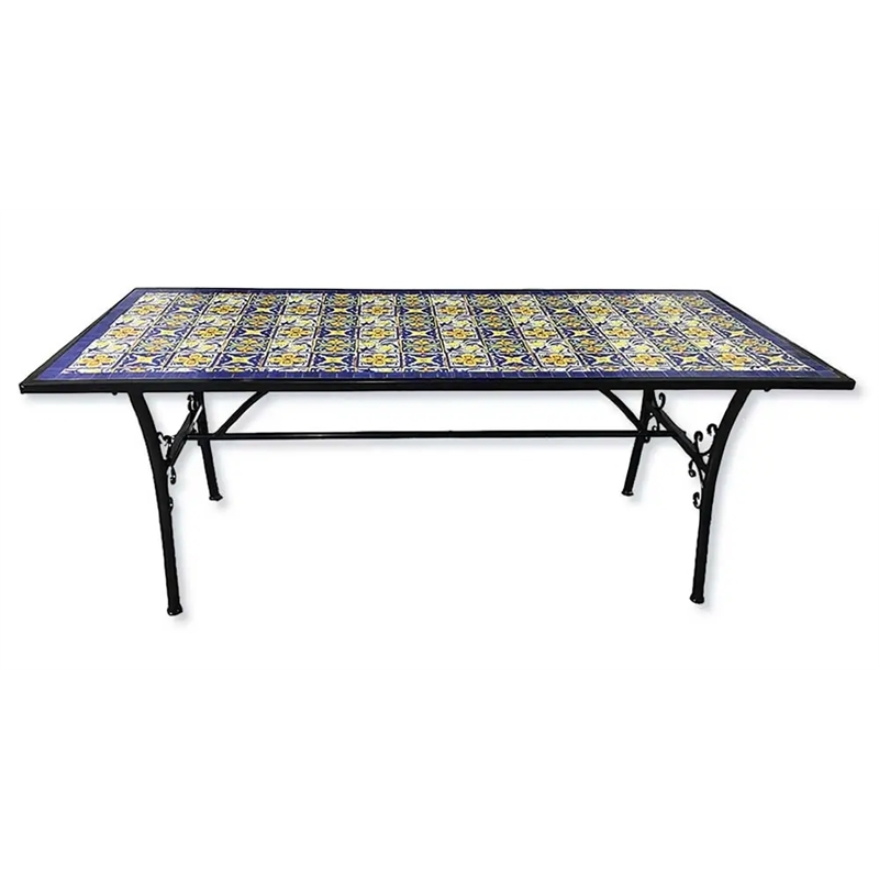 Tavolo Blu Makari cm.160x90