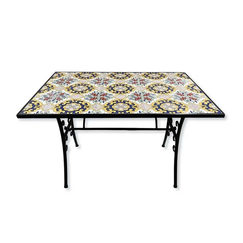Tavolo Mosaico Santorini cm.120x80
