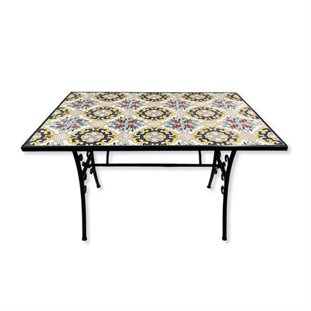 Tavolo Mosaico Santorini cm.120x80