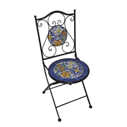Sedia Pieghevole Blu Makari