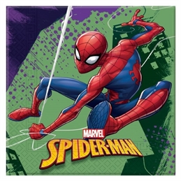 Tovaglioli Spiderman 33x33 cm 20 pezzi
