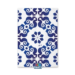 16 Tovaglioli 33 x 33 Blue Cottage