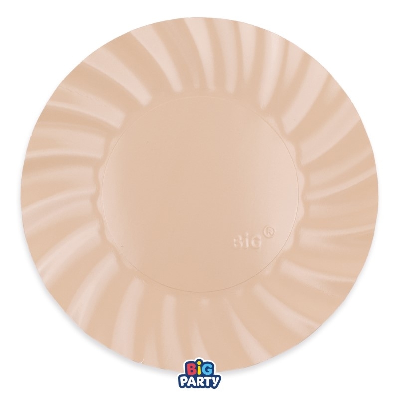 6 Piatti Ø 30 cm Wavy Cappuccino