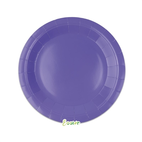 25 Piatti Ecolor Ø 24 cm Lavanda