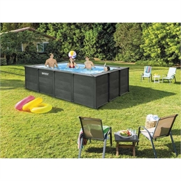 Intex Graphite Grey Panel 26396NP - Piscina fuori terra