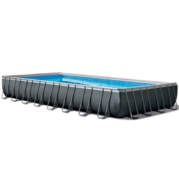 Intex Ultra XTR Frame 26378NP - 975x488x132 cm - Piscina fuori terra + Kit Pulizia e Volleyball