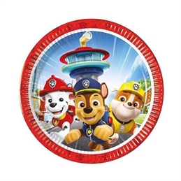 Piatti 20 cm Paw Patrol 8 pezzi