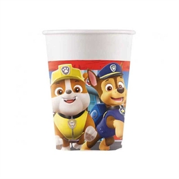 Bicchieri 200 ml Paw Patrol 8 pezzi