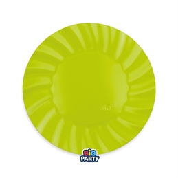 Set 6 Piatti Dessert Ø 20 cm Wavy Lime – Piatti Eleganti da Tavola Design Moderno
