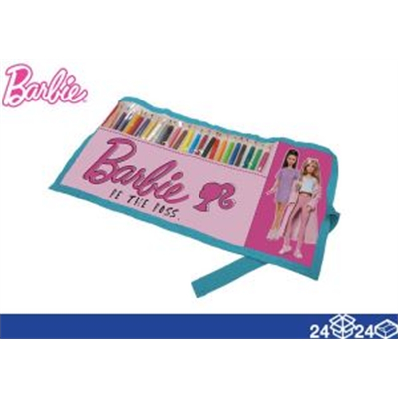 astuccio-roller-barbie-20cm-24-pastelli-scuola