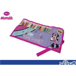 astuccio-roller-minnie-20cm-24-pastelli-colorati