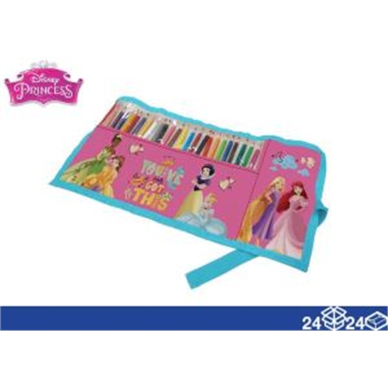 astuccio-roller-principesse-20cm-24-pastelli-scuola