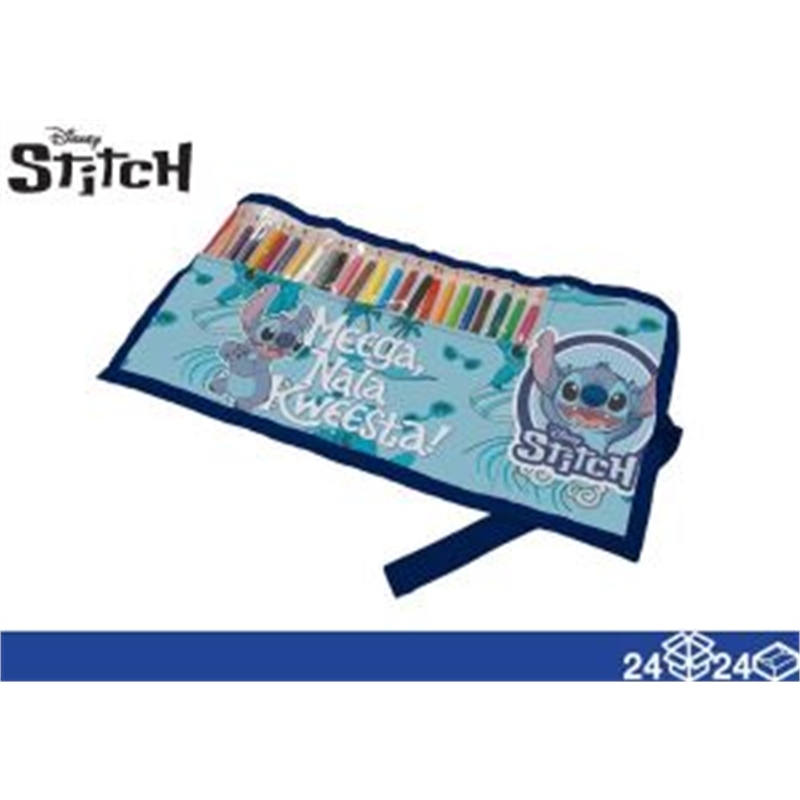 astuccio-roller-stitch-20cm-24-pastelli-colorati