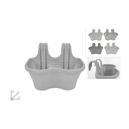 BALCONIERA IN PLASTICA 2 POSTI