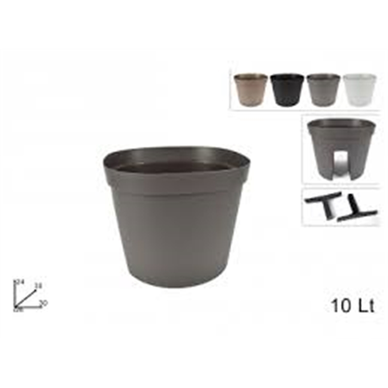 VASO BALCONIERA 30 CM 10 L