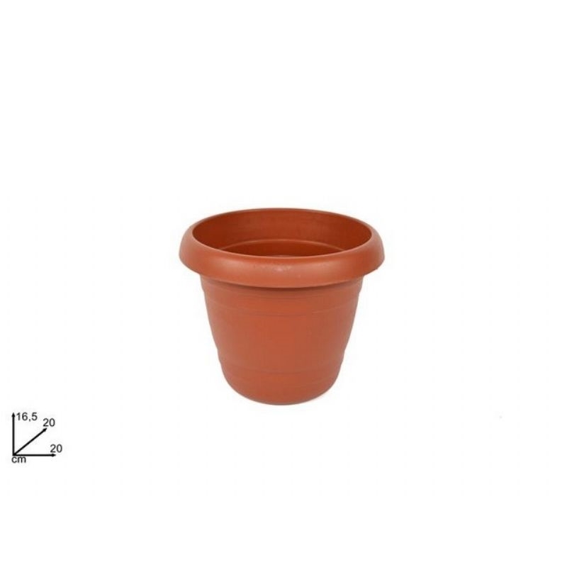 VASO PIANTA PLASTICA 20 CM