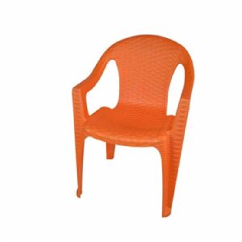 SEDIOLINA BIMBI PLASTICA RATTAN ARANCIO