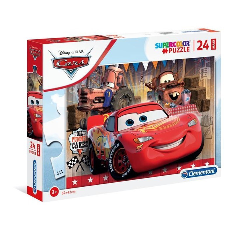 Puzzle 24 maxi supercolor cars