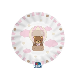 piatti-teddy-friends-thun-rosa-20cm-6-pezzi