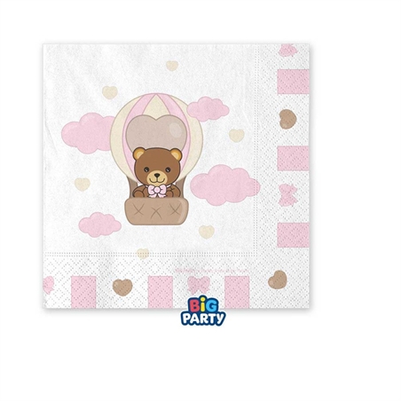 tovaglioli-teddy-friends-thun-rosa-25x25cm-16-pezzi