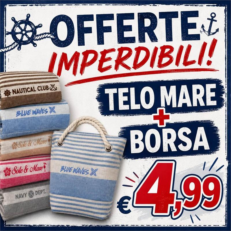 Telo Mare Fouta con Borsa 90x170 cm – 100% Cotone – Leggero e Pratico

