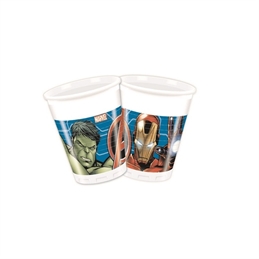 Bicchieri in carta 200 ml Avengers Mighty 8 pezzi
