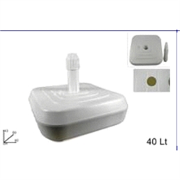 Base per ombrellone quadrata con ruote 60x60