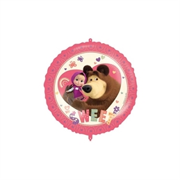 Palloncino Mylar 45 cm Masha Sweet Heart
