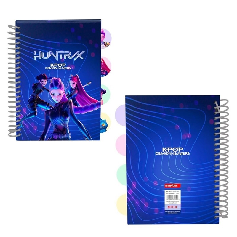 quaderno-spirale-a5-safta-kpop-demon-hunters-huntrx