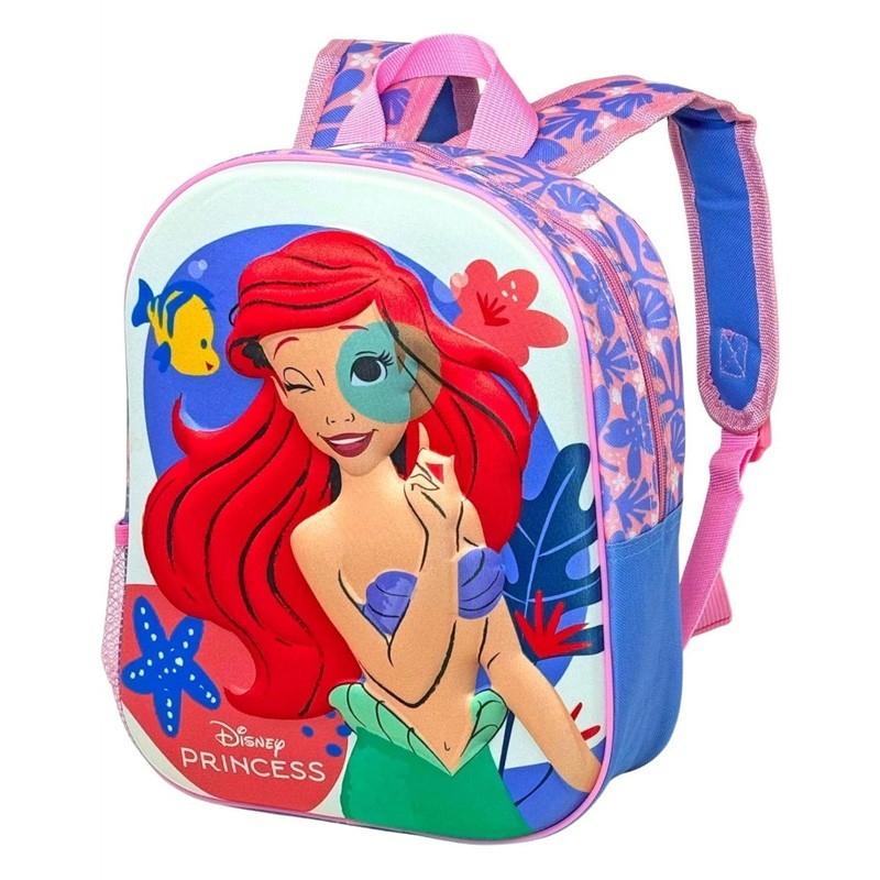 zaino-asilo-3d-exclusive-ariel-la-sirenetta-31-cm