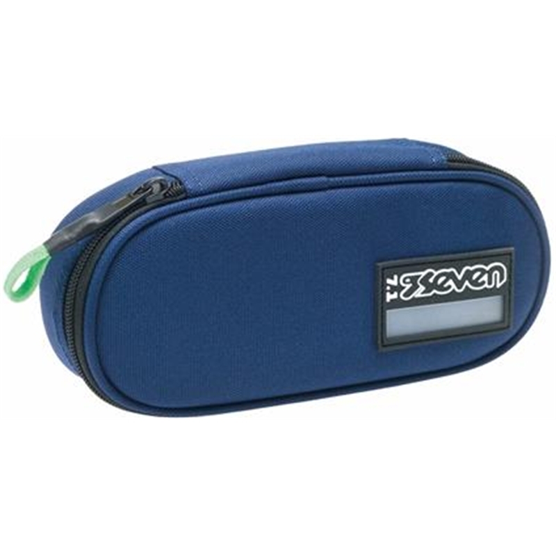 Bustina Astuccio Round Plus Seven Freethink Unisex, Blue Deep - 23 x 10 x 5,5 cm