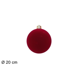 palla-decorativa-floccata-velluto-bordeaux-20-cm