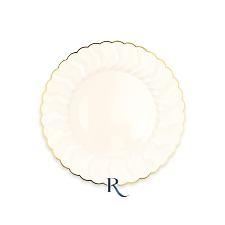 6-piatti-fondi-plastica-riutilizzabili-shell-ivory-gold-18-cm
