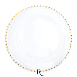 6-piatti-plastica-riutilizzabili-golden-drops-crystal-25-cm