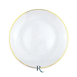 6-piatti-plastica-riutilizzabili-texture-crystal-gold-23-cm