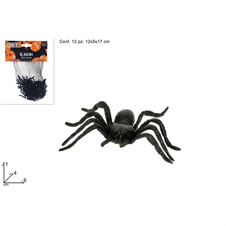 ragni-finti-gomma-halloween-set-12-pezzi