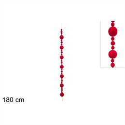 ghirlanda-natalizia-180-cm-palline-velluto-rosso
