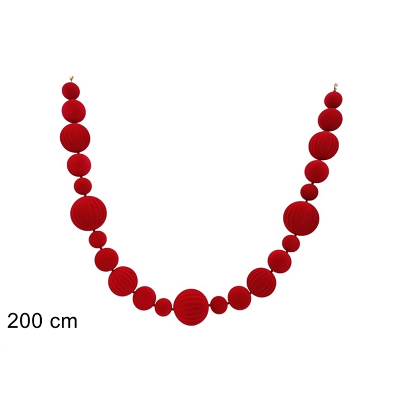 ghirlanda-natalizia-palline-effetto-velluto-rosso-200-cm