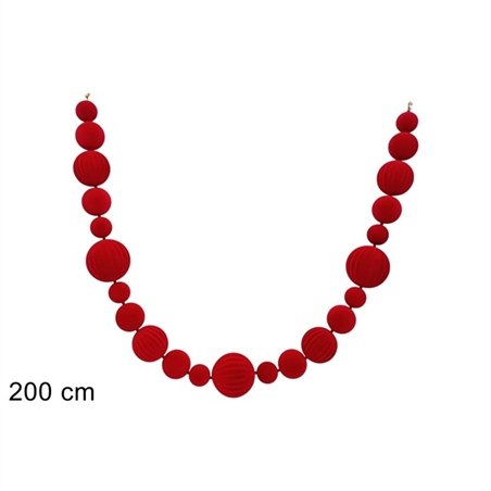ghirlanda-natalizia-palline-effetto-velluto-rosso-200-cm