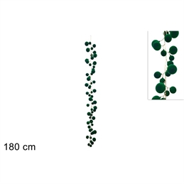 ghirlanda-natalizia-palle-velluto-verde-180-cm