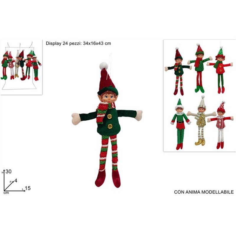 appendino-elfo-natalizio-metallo-30-cm-6-assortimenti
