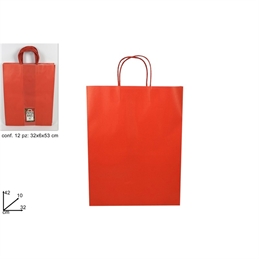 Busta Regalo in Carta Rossa 33 × 9 × 25 cm