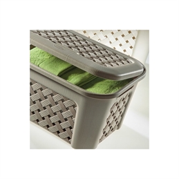 Tontarelli Cestone Grande Arianna con Cassetto - Marrone