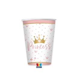 8 Bicchieri cc. 200 Princess Crown