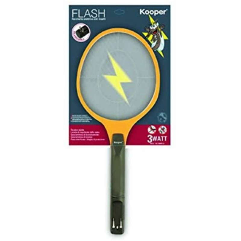 RACCHETTA AMMAZZA INSETTI RICARICABILE C/N SPINA VARI COLORI