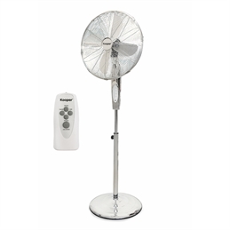 Ventilatore a piantana con telecomando pale da 40cm stile industrial