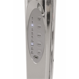 Ventilatore a piantana con telecomando pale da 40cm stile industrial