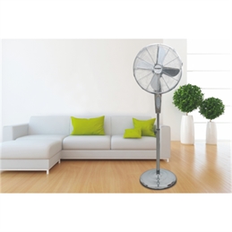 Ventilatore a piantana con telecomando pale da 40cm stile industrial