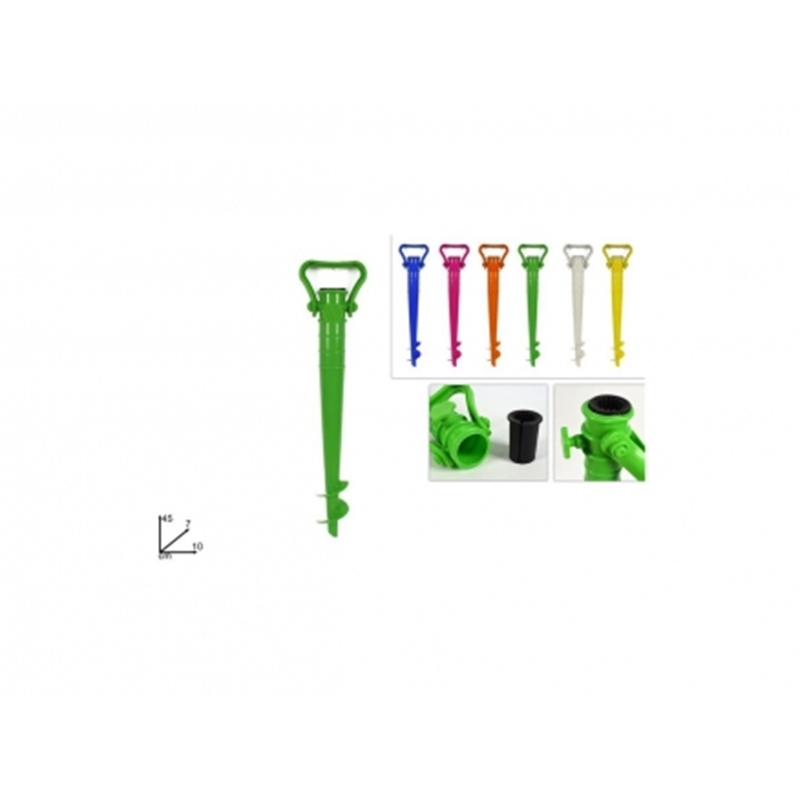 PICCHETTO PER OMBRELLONE IN PLASTICA