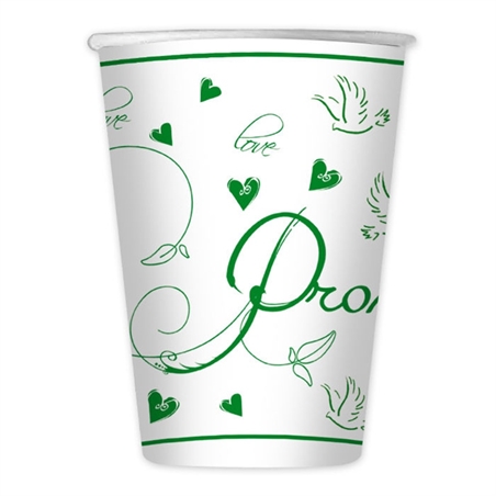 Bicchieri 200 cc promessa love 10 pezzi